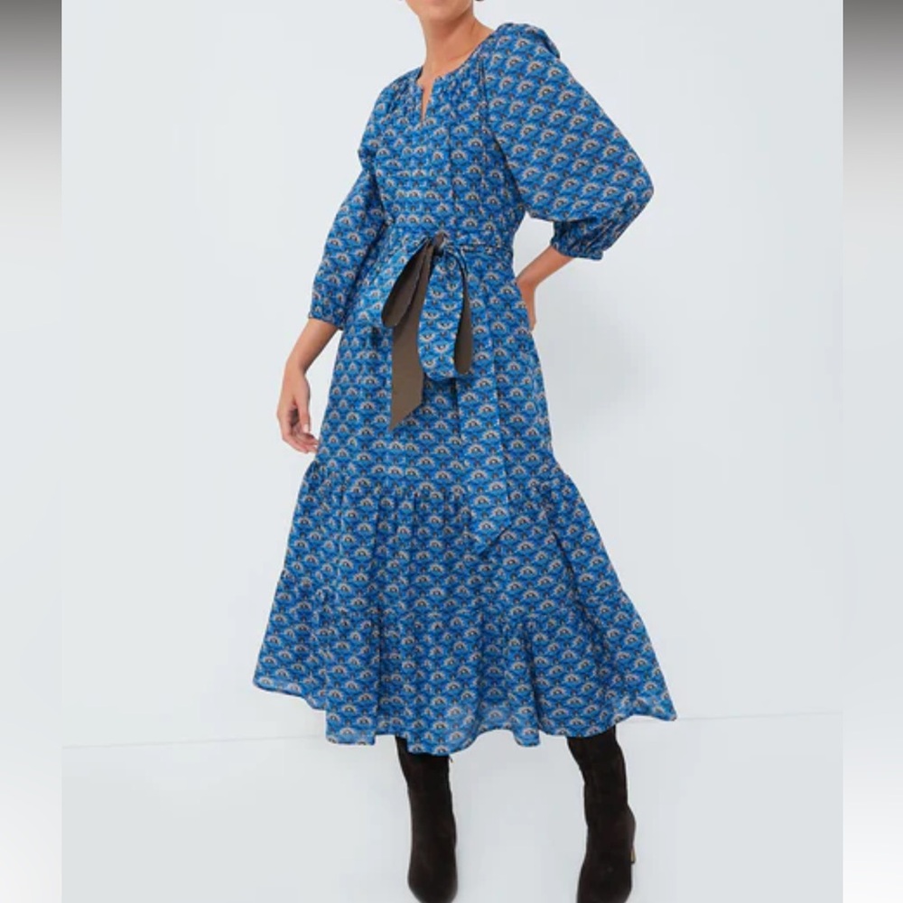 Tuckernuck Indigo Peacock Lyles Dress